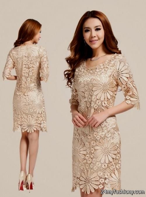 beige dress with sleeves