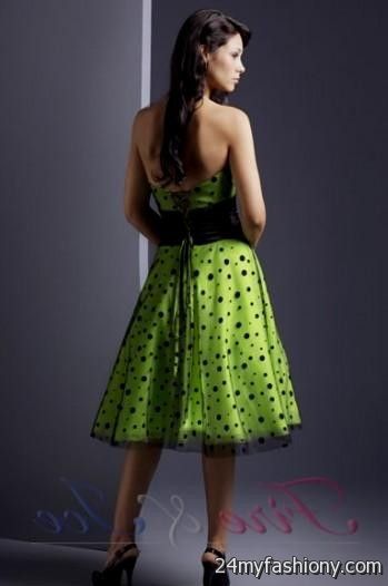 lime green and black wedding dresses