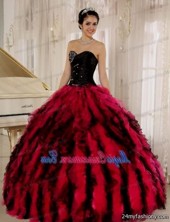 black and red ball gowns 2016-2017 » B2B Fashion