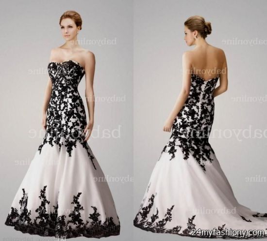 black and white lace ball gown 2016-2017 » B2B Fashion