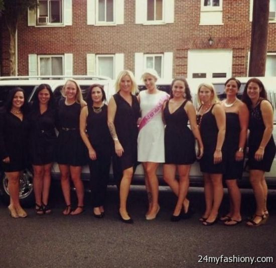 all black bachelorette party outfit