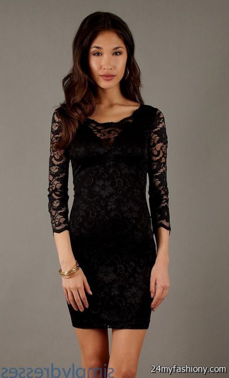 black lace semi formal dresses