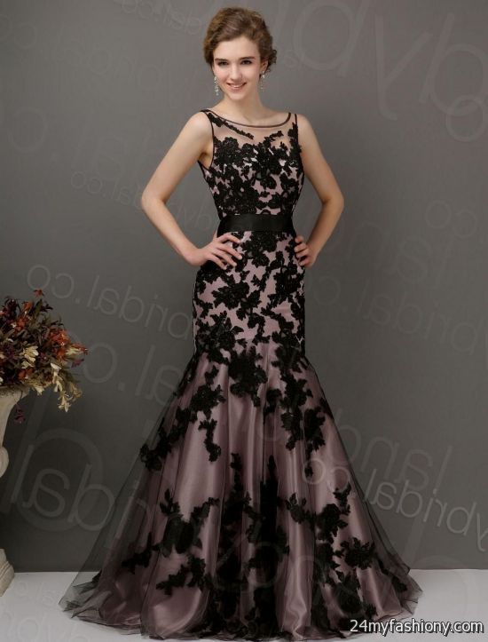 Black Vintage Prom Dresses 8