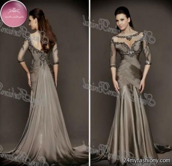Designer evening gowns with sleeves 2016-2017 » B2B Fashion