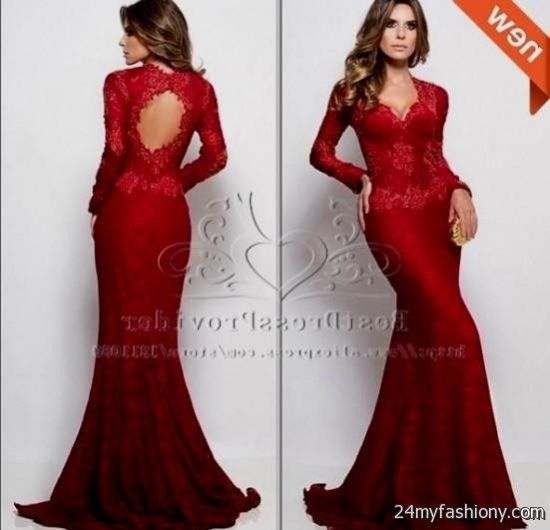Elegant Red Prom Dress - Ocodea.com