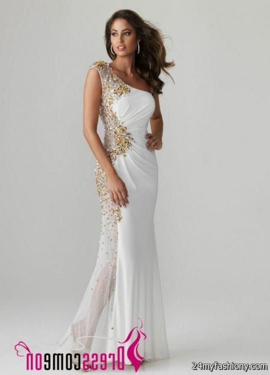 gold and white evening gowns 2016-2017 » B2B Fashion