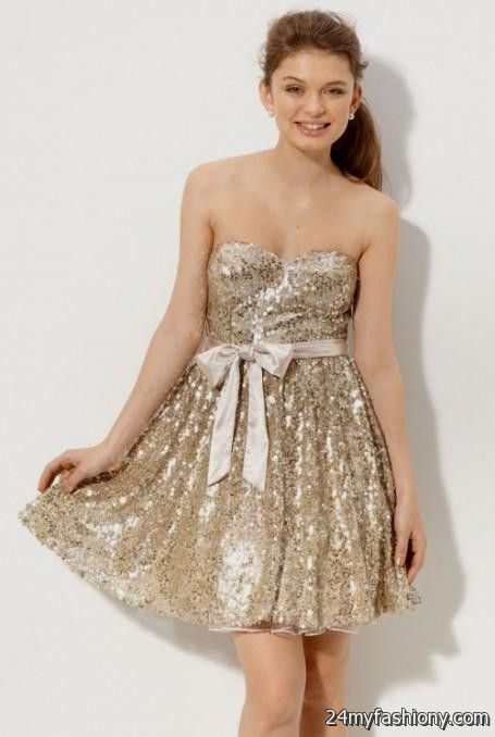 gold party dresses for women