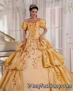 gold princess ball gowns 2016-2017 » B2B Fashion