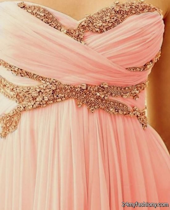 Pink And Gold Maxi Dress Photo Album - Reikian