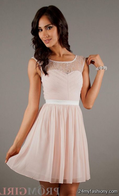 light pink homecoming dresses with sleeves 2016-2017 » B2B Fashion