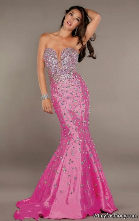 Hot Pink Prom Dress - Ocodea.com