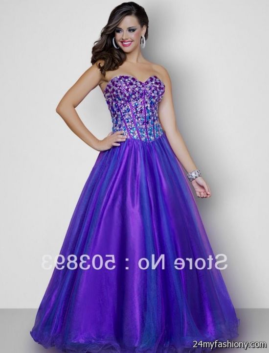 Purple Prom Dresses Long - Ocodea.com