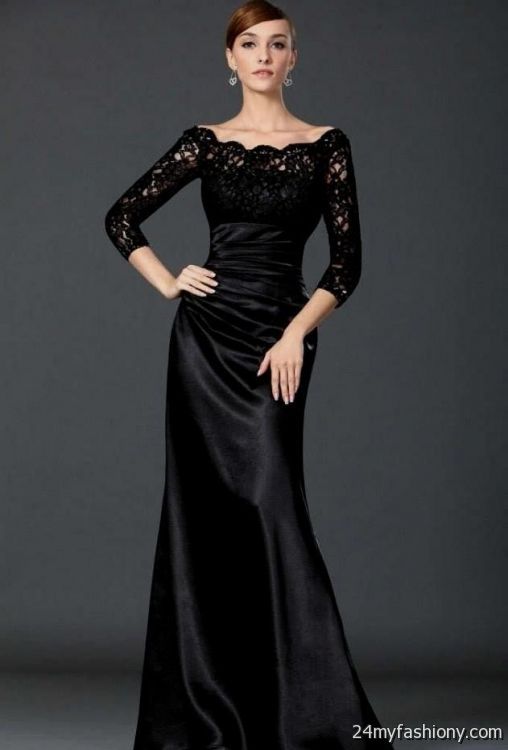 best black evening gowns