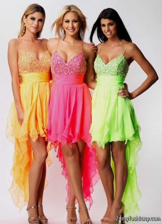 neon party dresses for juniors