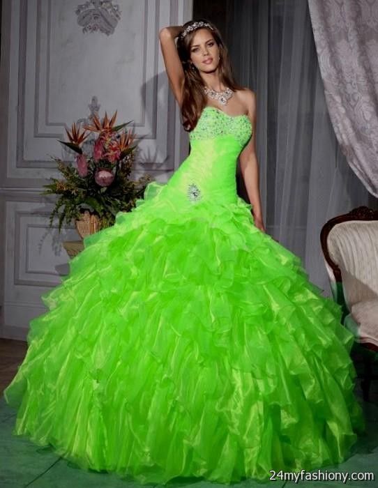 neon green bridesmaid dresses