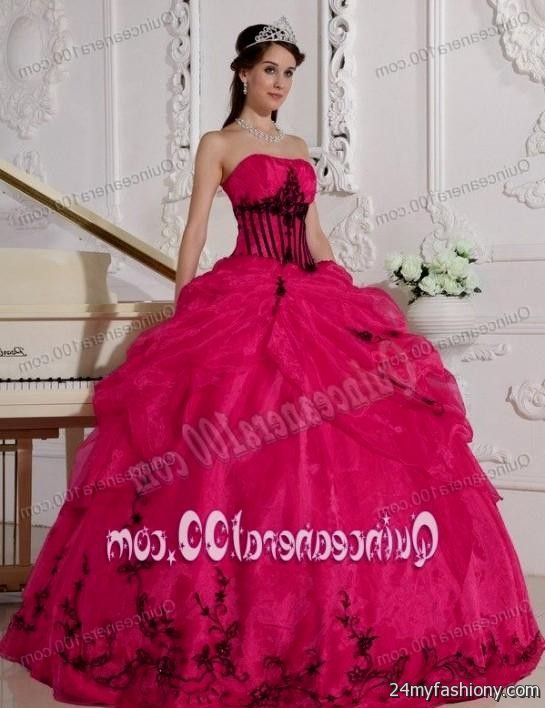 pink and black ball gown 2016-2017 » B2B Fashion