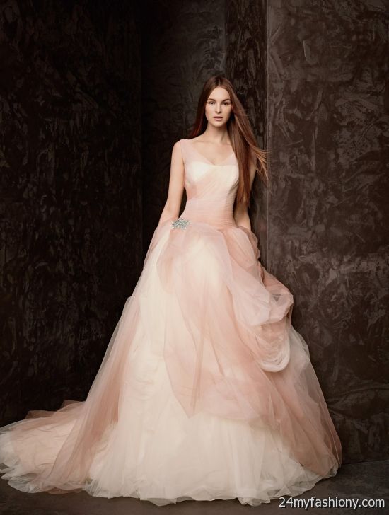 pink wedding dress vera wang 2016-2017 » B2B Fashion