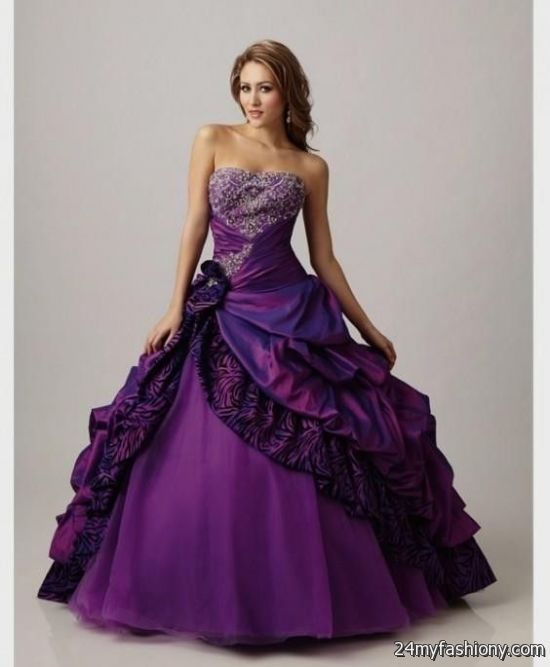 purple and black ball gown 2016-2017 » B2B Fashion