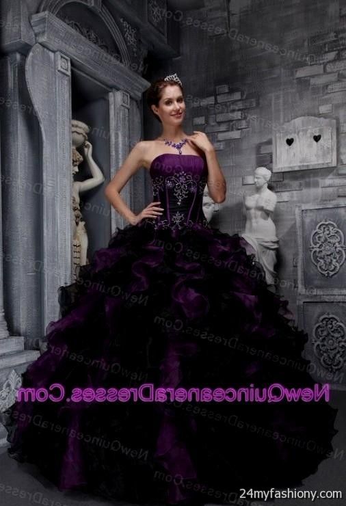 purple and black ball gown 2016-2017 » B2B Fashion