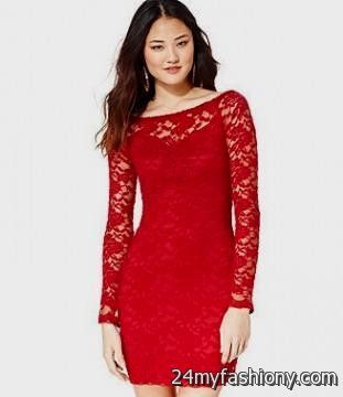 red lace dress macys 2016-2017 | B2B Fashion