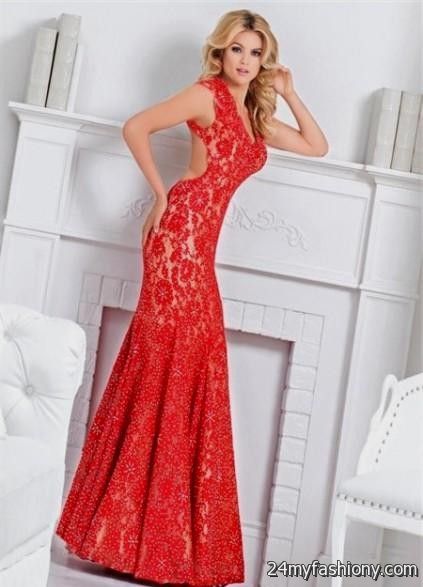 red lace prom dress 2016-2017 » B2B Fashion