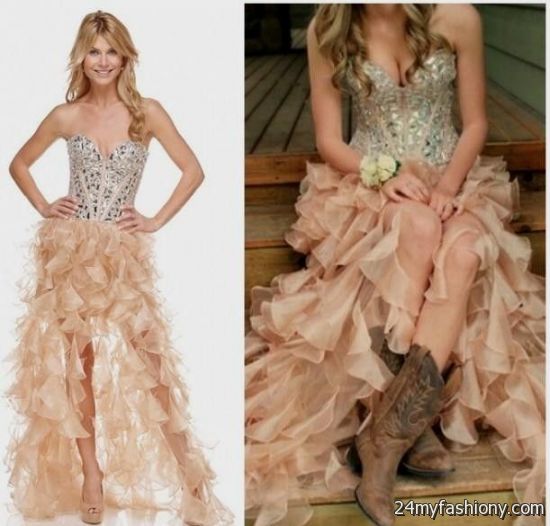 prom dresses with boots