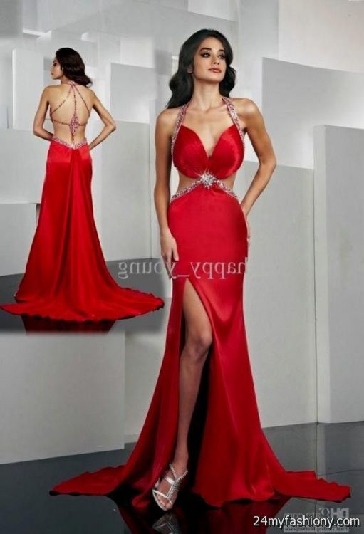 red and silver prom