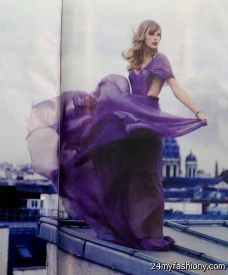taylor swift purple dress