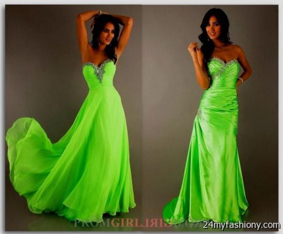bridesmaid dresses lime green