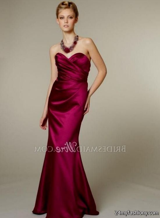 Magenta Bridesmaid Dress - Ocodea.com