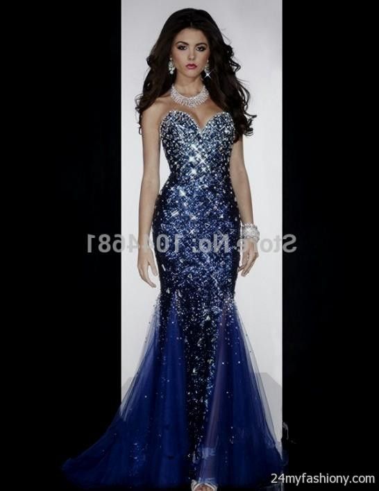 navy blue mermaid prom dress 2016-2017 » B2B Fashion