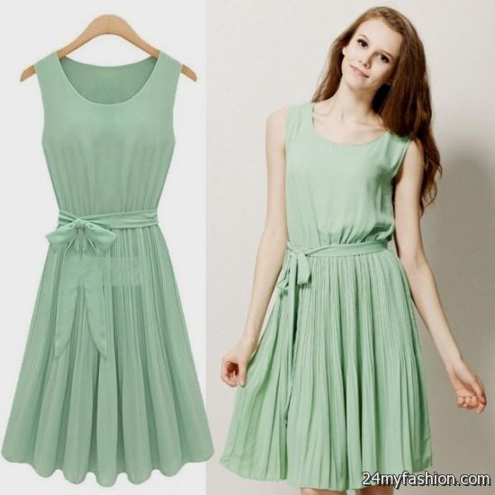 mint green dress casual