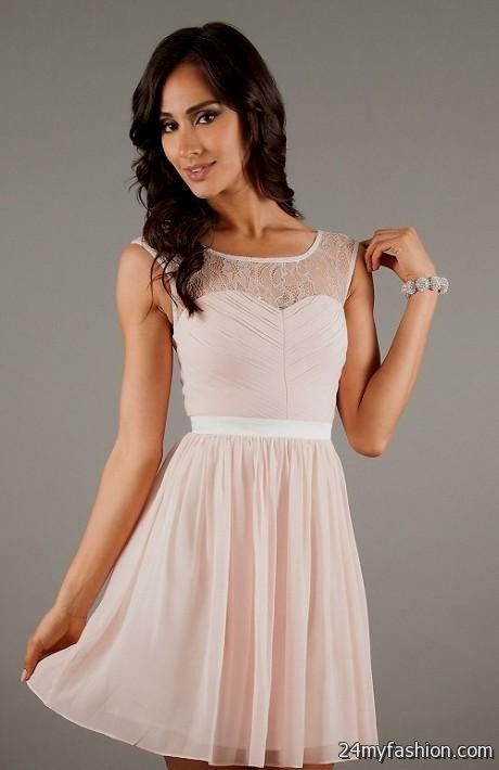 light pink lace dresses 2016-2017 » B2B Fashion