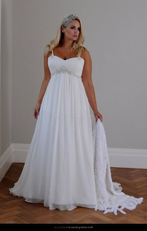 plus size white flowy dress