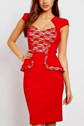 red going out dresses