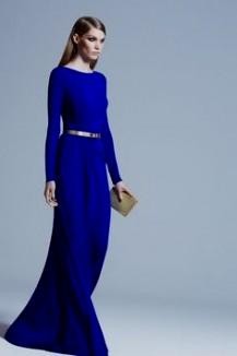 royal blue maxi dress with sleeves 2016-2017 » B2B Fashion