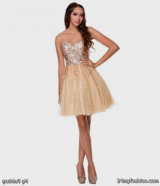 short gold prom dresses perfect 2016-2017 » B2B Fashion