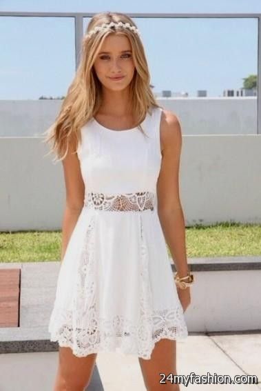 white lace summer dress uk