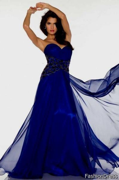 cobalt blue dress for wedding 2017-2018
