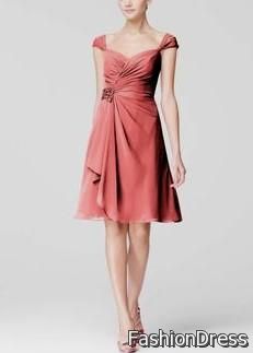coral bridesmaid dresses with sleeves 2017-2018