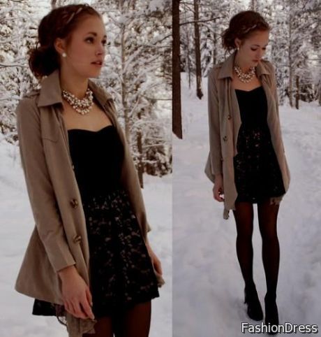 winter dress outfits 2018