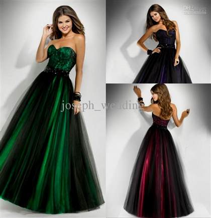 dark emerald prom dresses 2018