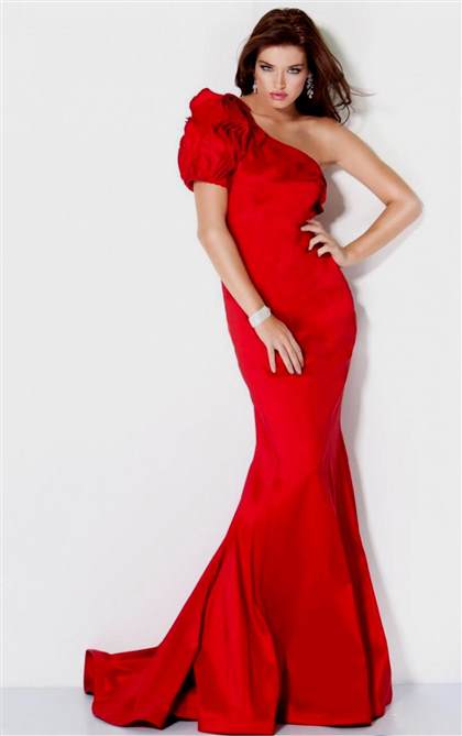 elegant red dresses 2018