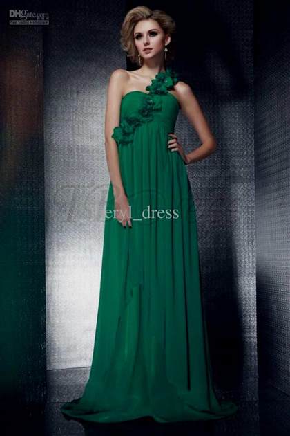 emerald green and gold prom dress 2017-2018