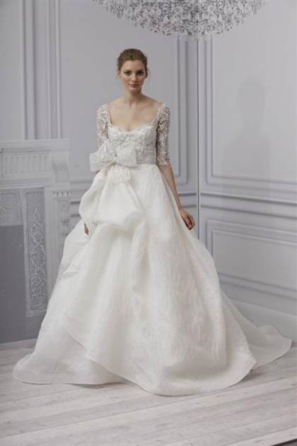 fancy wedding dresses with sleeves 2017-2018