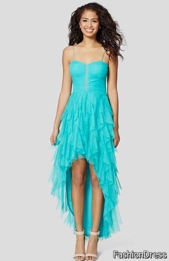 high low dresses with straps for teens 2017-2018