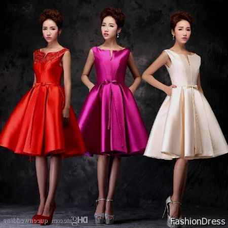 korean cocktail dress for teenage girls 2017-2018