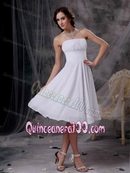 long white dama dresses for quinceanera 2017-2018