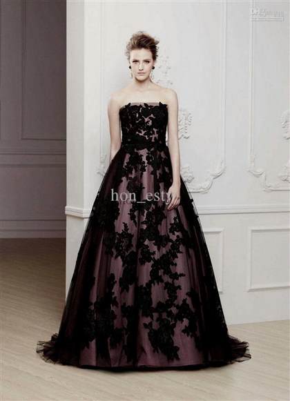 purple and black bridesmaid dresses 2017-2018