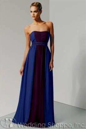 purple and blue bridesmaid dresses 2017-2018